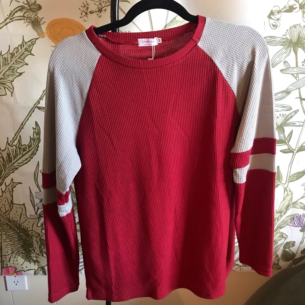 Waffle Knit Long Sleeve